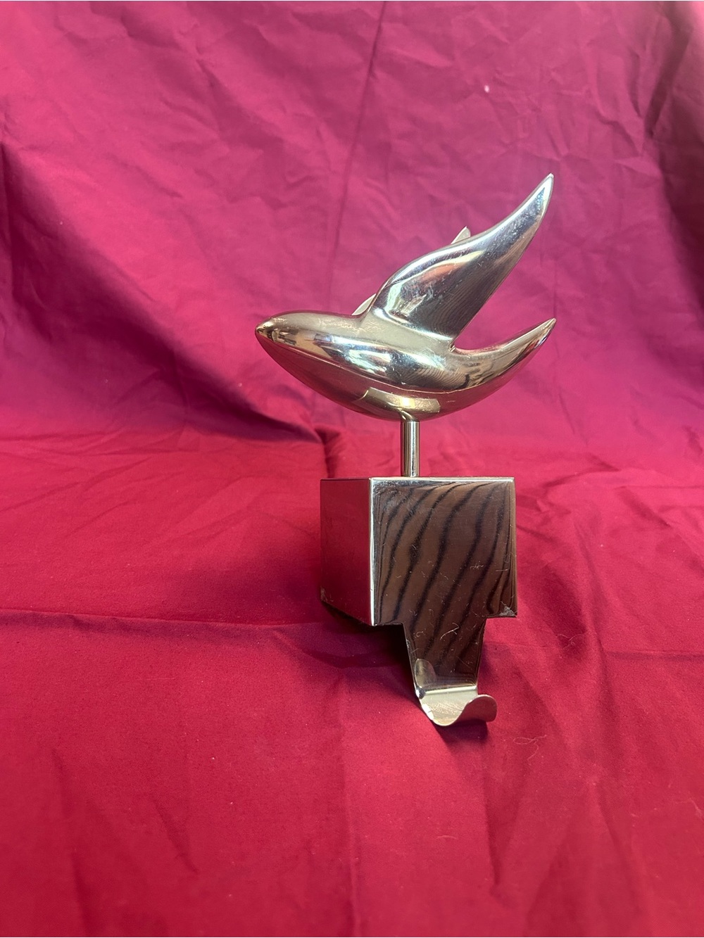 Crate & Barrel Silver Dove Hanger